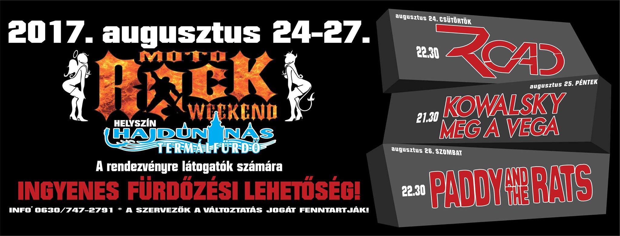 Újra Moto-Rock Weekend Hajdúnánáson!