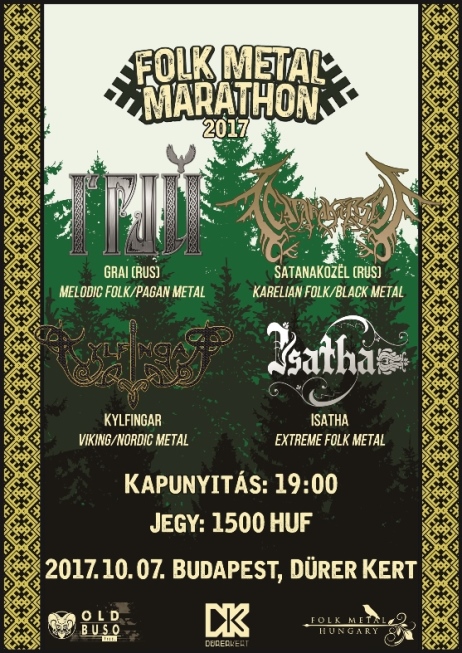 Folk-Rock-Maraton helyett idén októberben Folk Metal Marathon a Dürerben!