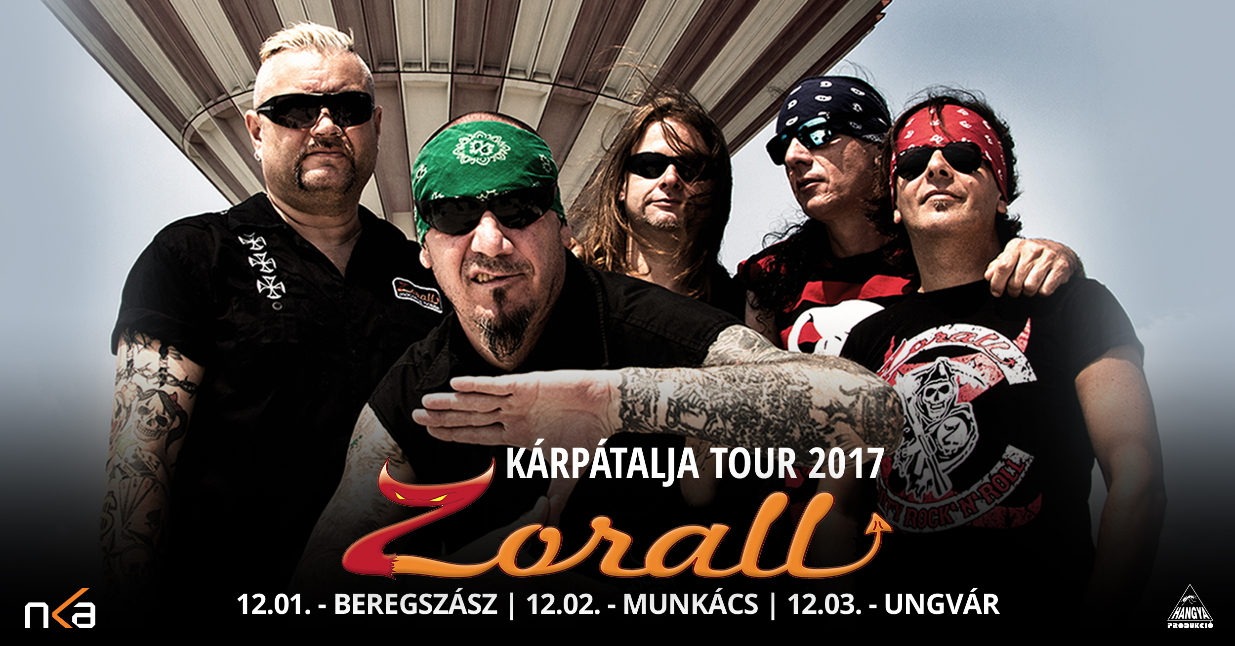 Zorall Kárpátalja Tour 2017. december 1-3. – Utazz Te is a zenekarral!