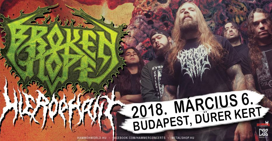 Broken Hope és Hierophant márciusban a Dürer Kertben!