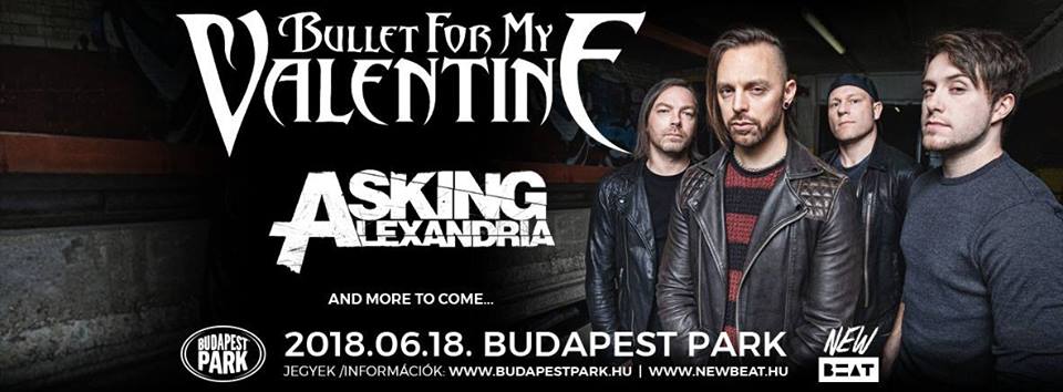 Budapest Park: Jön a Bullet For My Valentine és az Asking Alexandria is