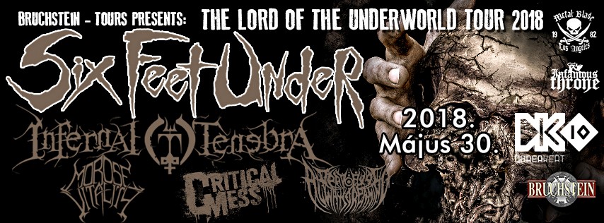 Six Feet Under: öt zenekaros koncert a Dürer Kertben
