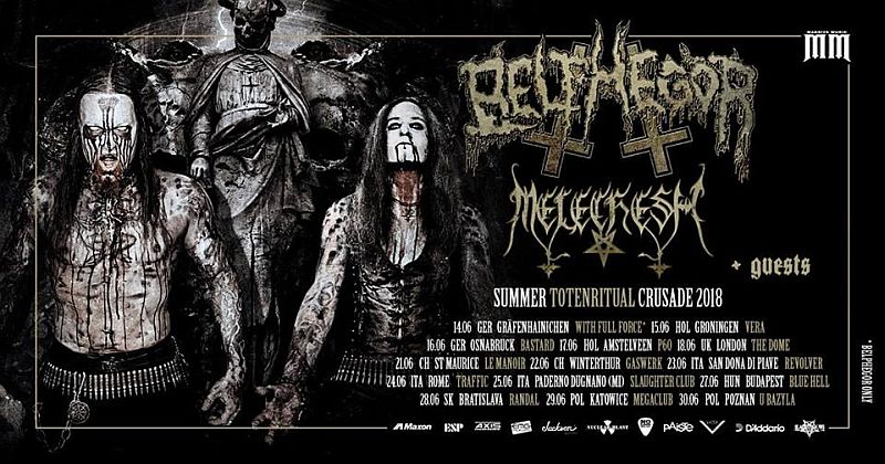 Belphegor - Közös turné a Melechesh gárdájával, budapesti állomással