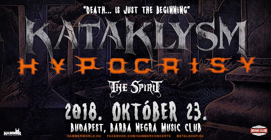 Ünnepi Death Metál- Kataklysm és Hypocrisy buli Budapesten