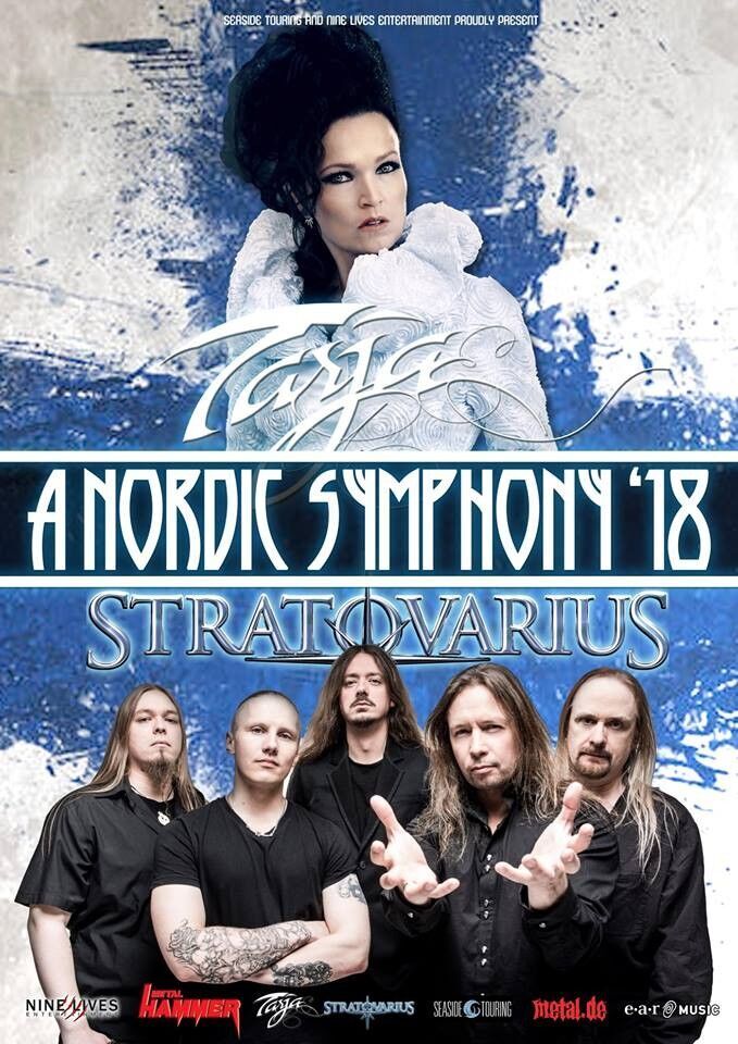 Tarja és Stratovarius - Közös turné ősszel, Budapestet sem hagyják ki