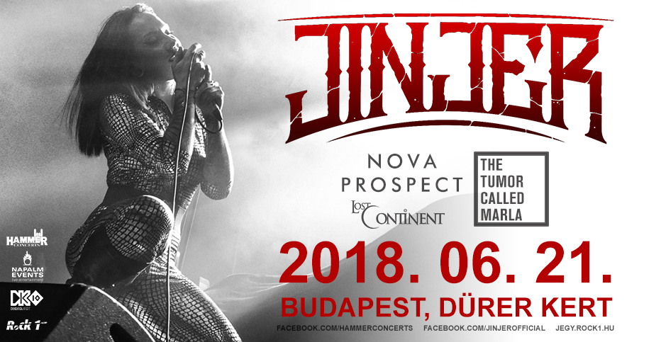 Jinjer - Alig két hét múlva Budapesten - megérkezett a (majdnem) teljes line-up!