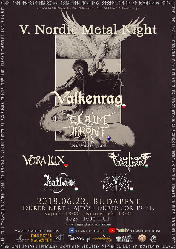 Nyárindító pogány minifesztivál hat bandával a Dürerben: V. Nordic Metal Night