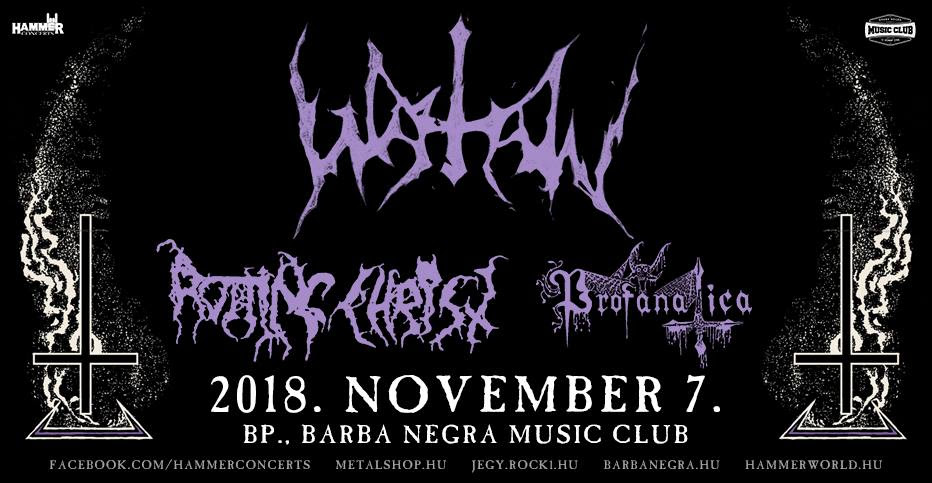 Watain - Novemberben Budapesten a Rotting Christtal és a Profanaticával