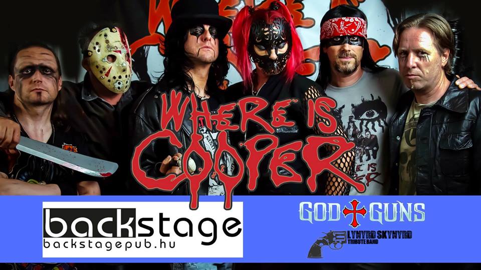 Alice Cooper és Lynyrd Skynyrd tribute show a Backstage Pubban