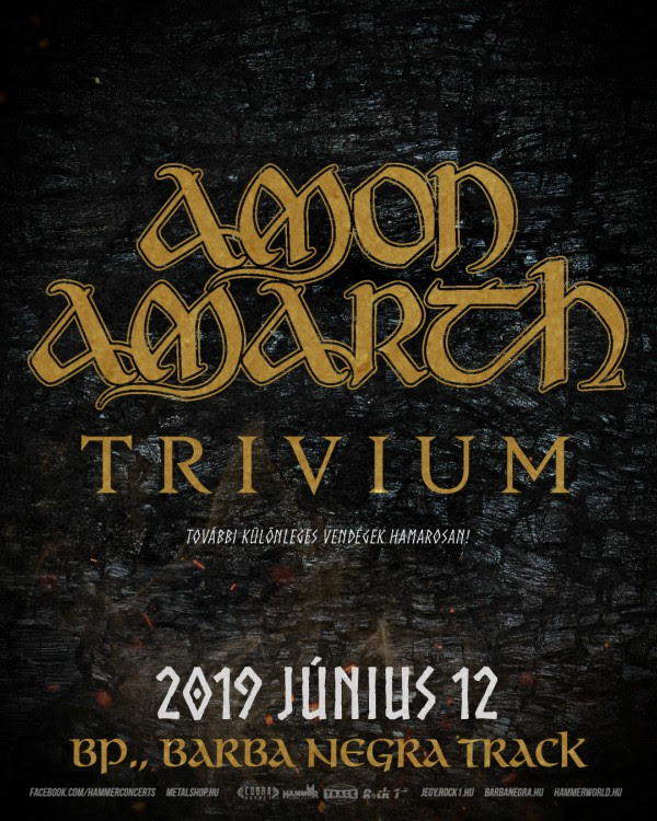 AMON AMARTH és TRIVIUM: nyáron együtt, újra a Barba Negra Track-ben!