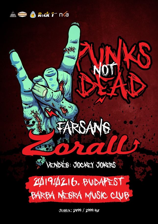 Zorall Farsang február 16-án a Barba Negrában – Vendég: Jockey Jokers