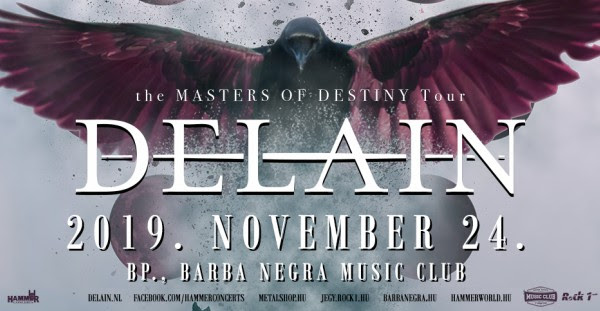 Delain koncert a Barba Negrában - az új dalokból is hoznak ízelítőt a holland szimfonikus metalosok