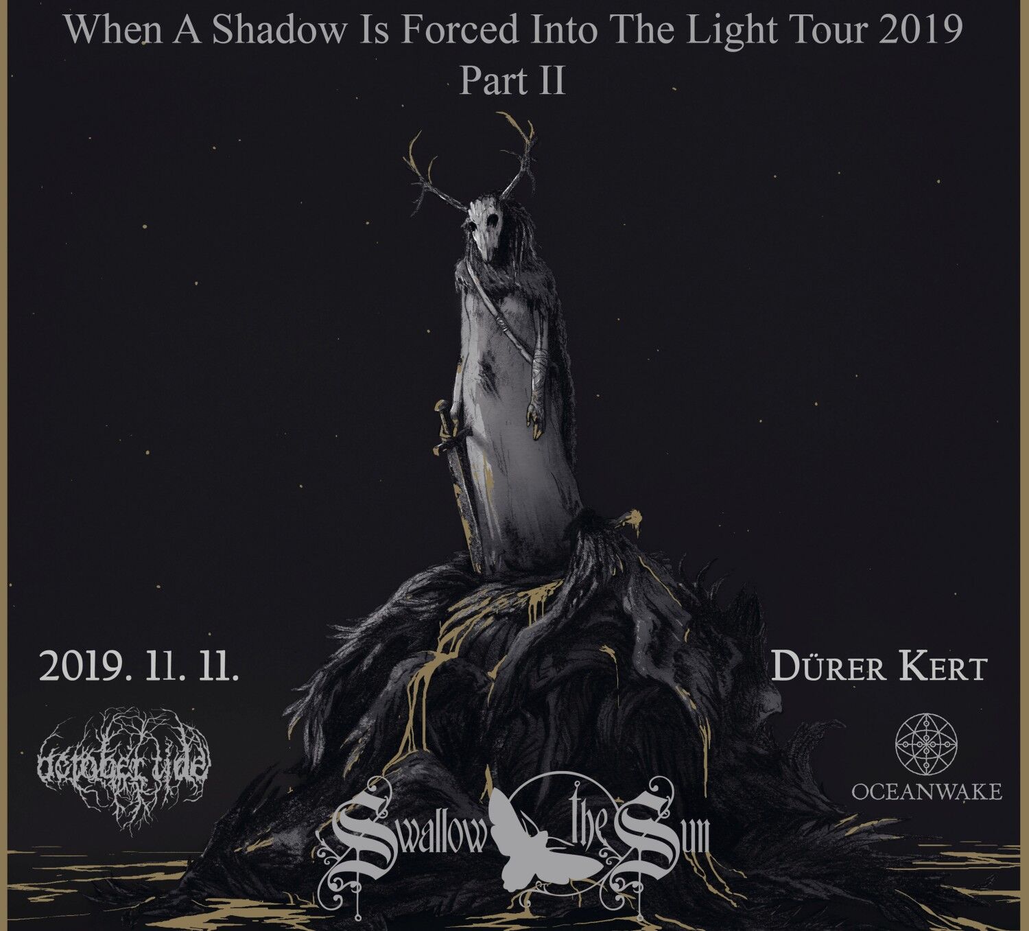 Swallow The Sun, October Tide, Oceanwake: komor-metal nap novemberben a Dürerben
