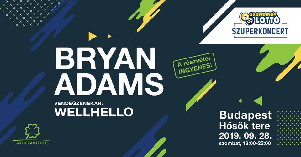 Ingyenes Bryan Adams koncert lesz Budapesten.