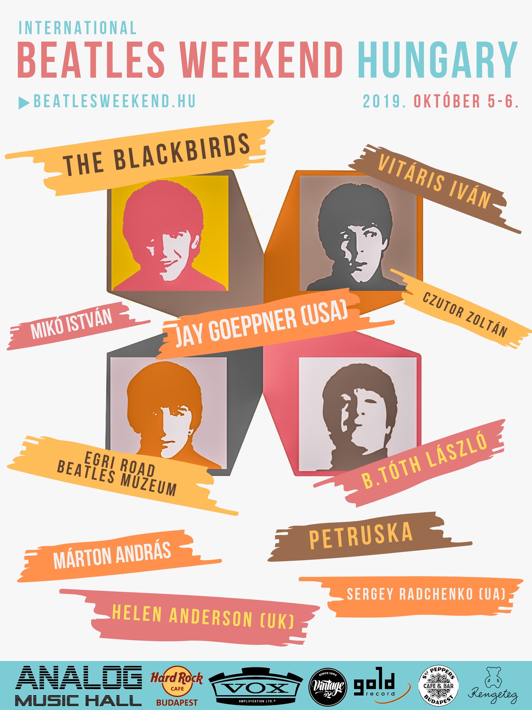 Első nemzetközi Beatles hétvége itthon! (október 5-6. – Analog Music Hall, Hard Rock Cafe)