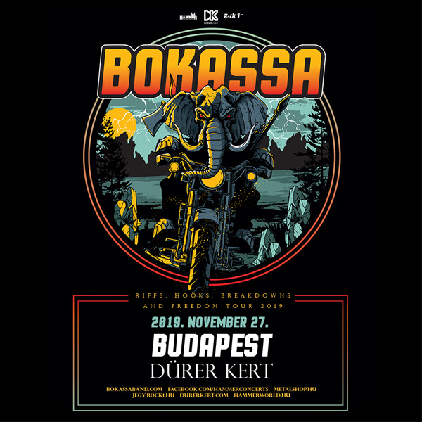 Bokassa - Novemberben a Dürer kertben lép fel a norvég stoner rock trió