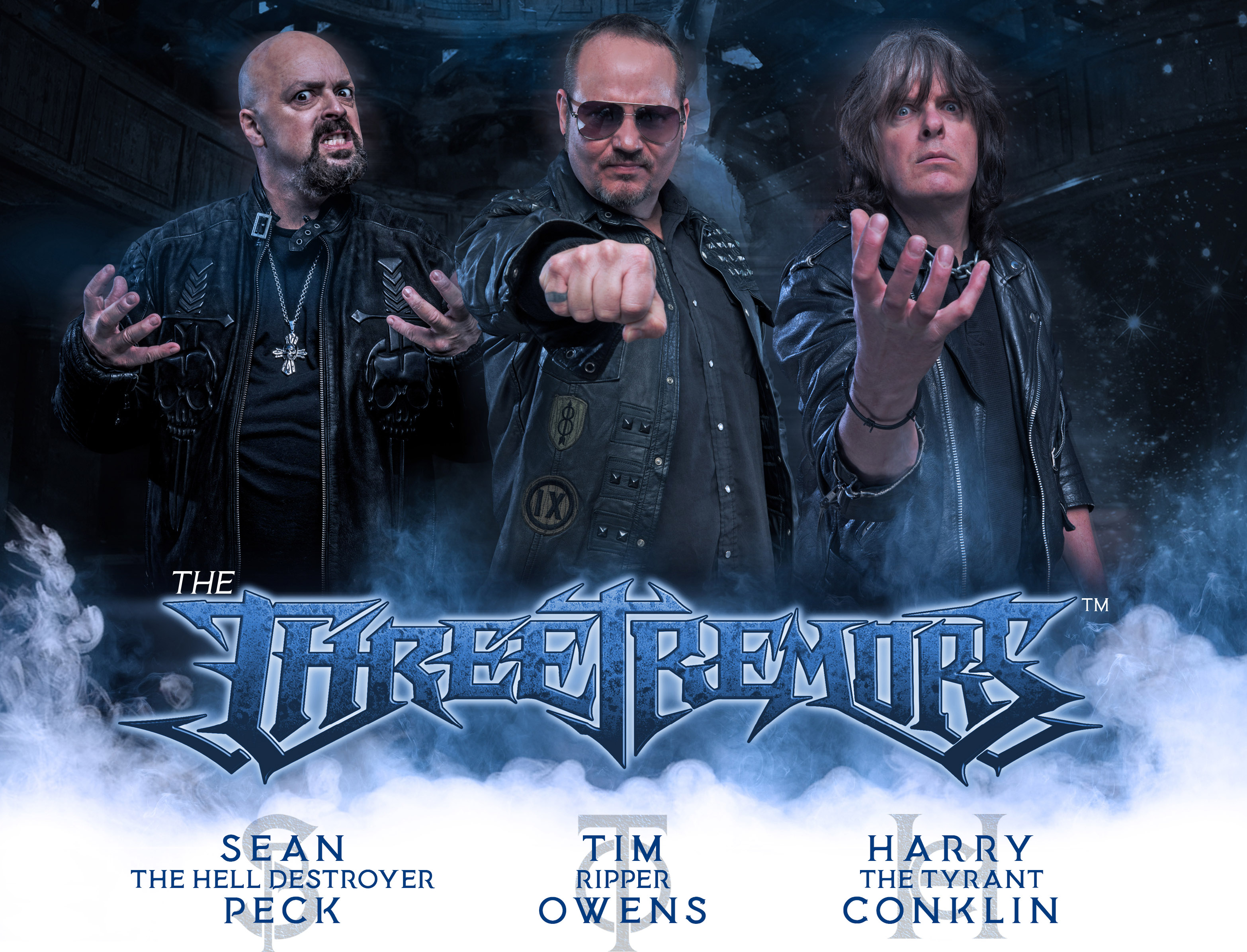 The Three Tremors - A három tenor, Tim “Ripper” Owens, Sean “Hell Destroyer” Peck és Harry Conklin Budapesten koncertezik