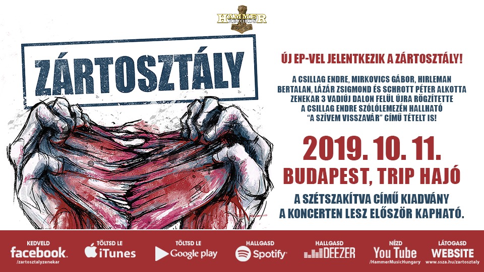 Zártosztály: 4 számos EP jelenik meg a jövő heti budapesti koncerten, itt a címadó új dal!