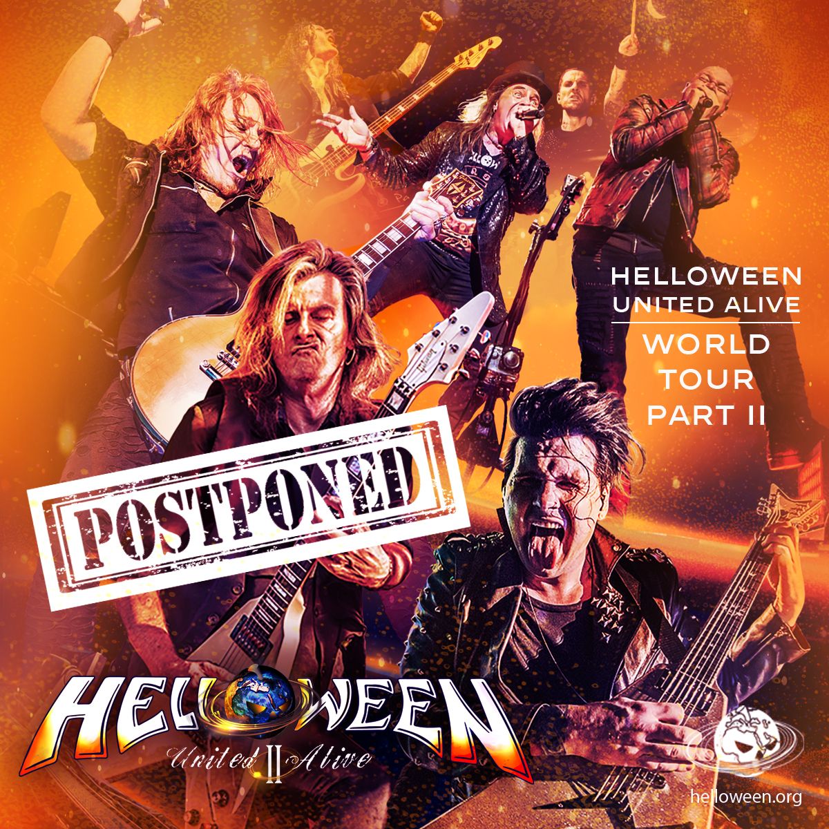 Jövő májusra halasztja a Helloween budapesti koncertjét