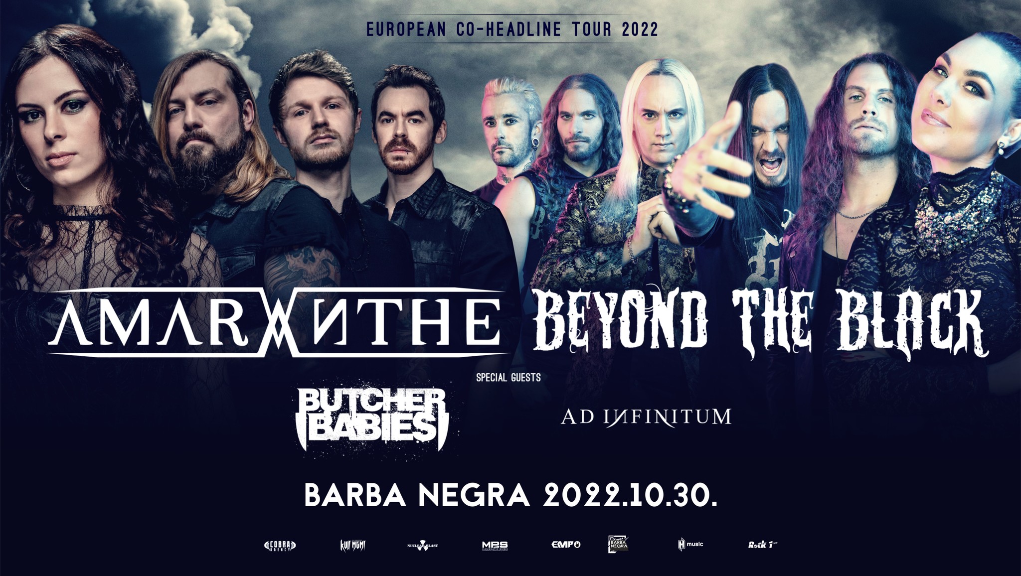 Amaranthe / Beyond The Black - Jövő októberre csúszott a budapesti fellépés