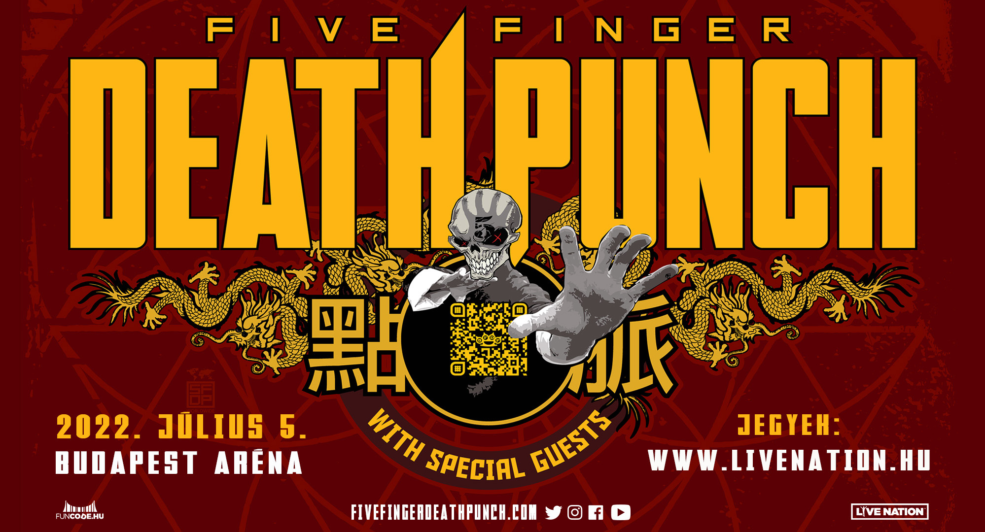 Az év egyik legjobb bulija lesz a Five Finger Death Punch