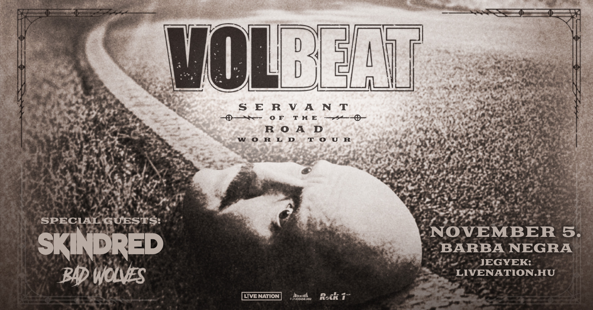Budapestre jön a Volbeat