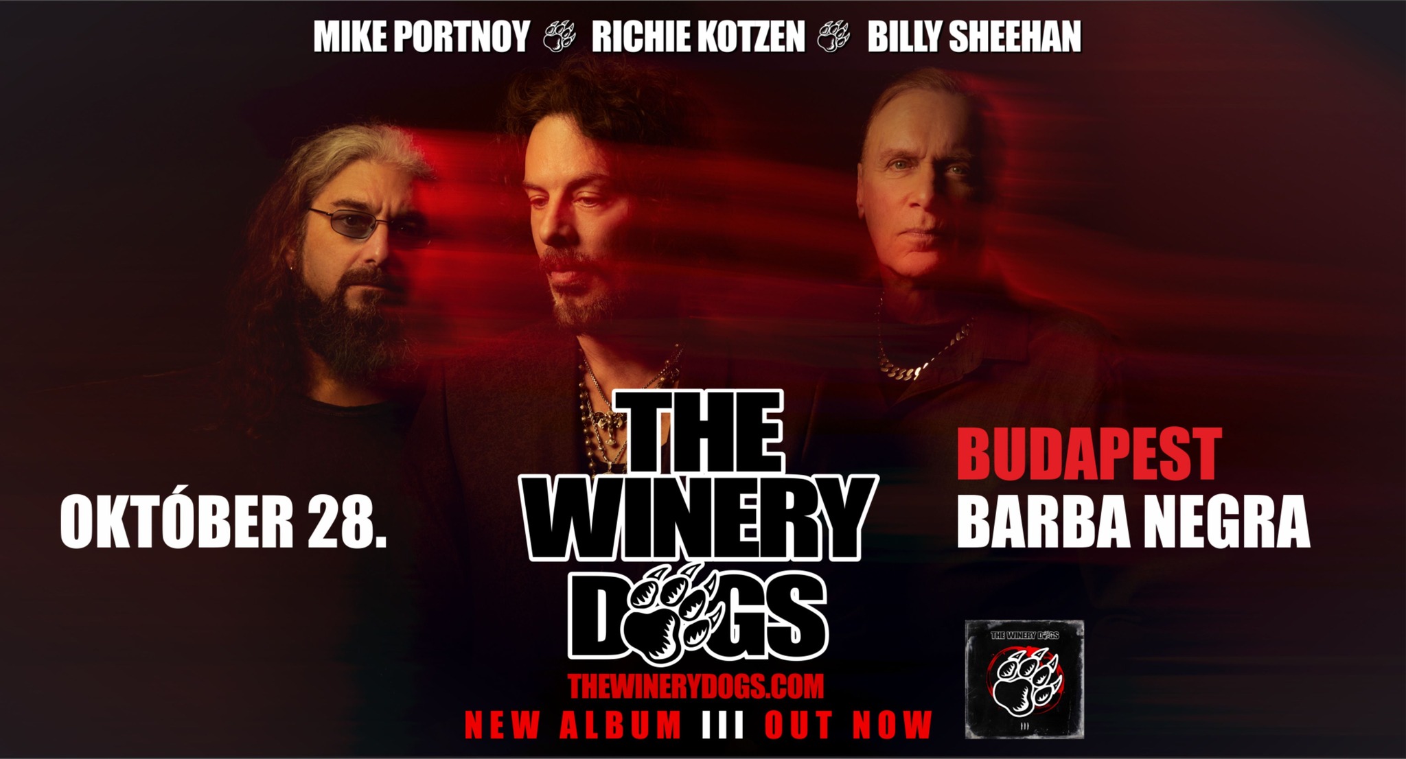 A hónap végén érkezik a Winery Dogs.