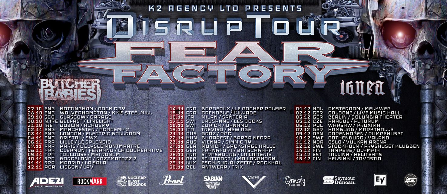Új énekesével Budapestre jön a Fear Factory
