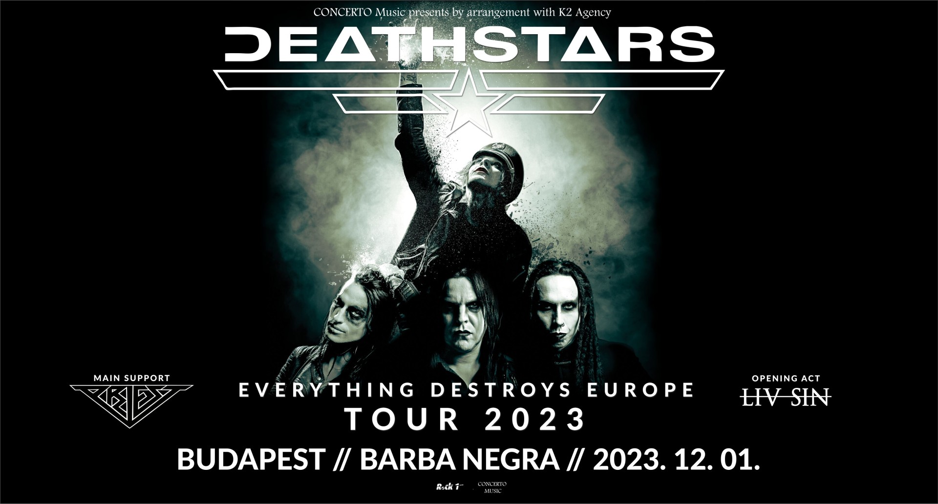 Deathstars, Priest és Liv Sin koncertek a Barba Negrában