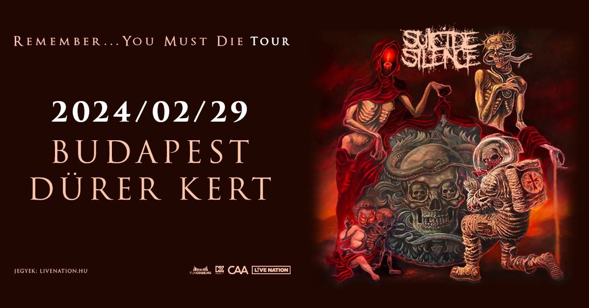 Dögös deathcore a Dürerben – Suicide Silence hat év után újra Magyarországon