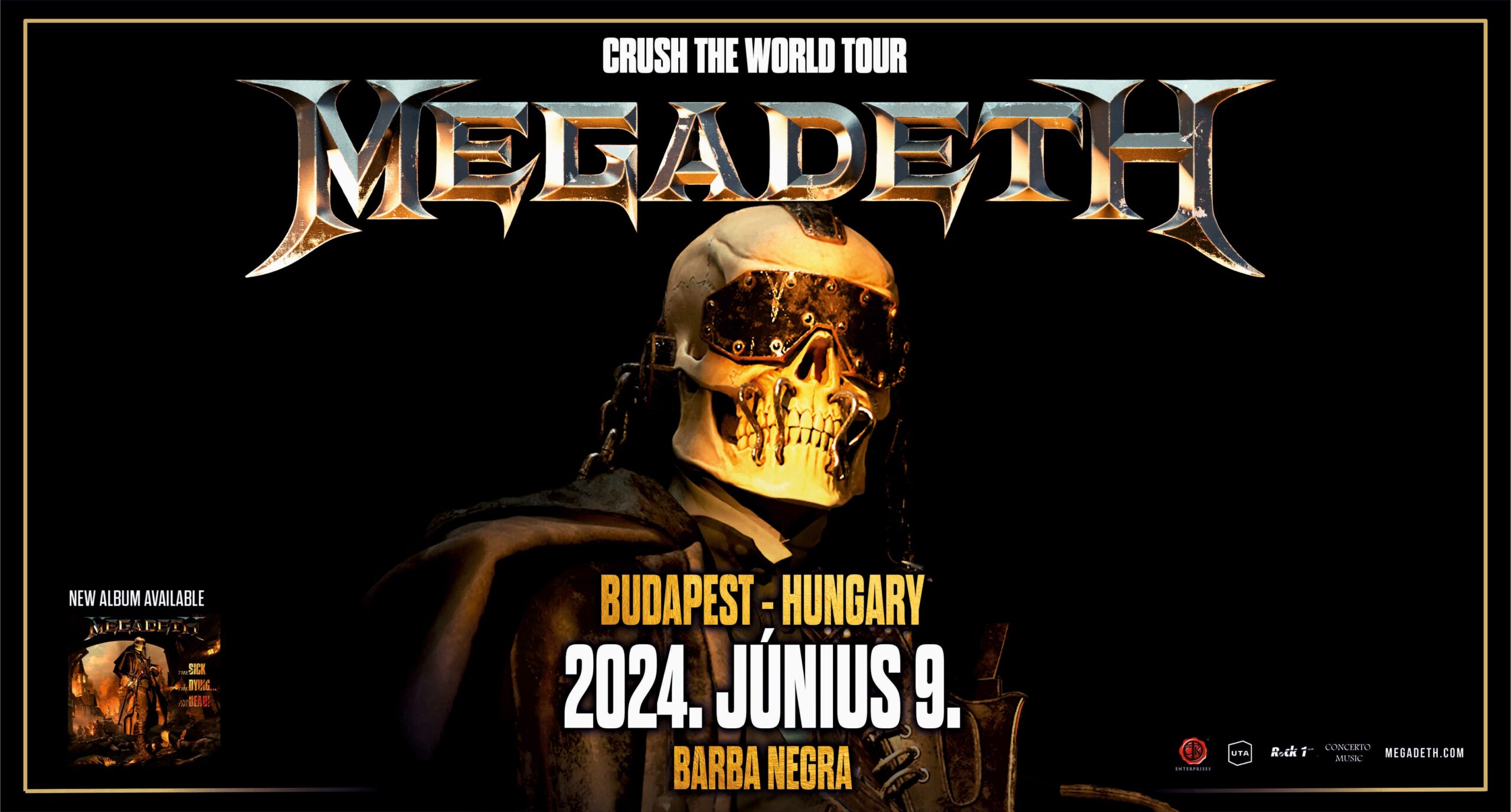 Budapestre jön a MEGADETH