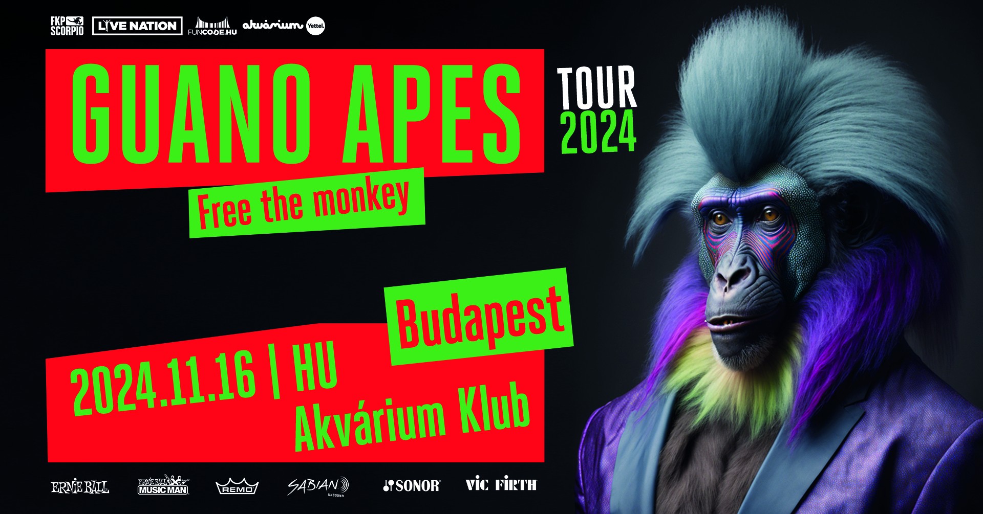 A Guano Apes jövő ősszel ismét felrázza Budapestet