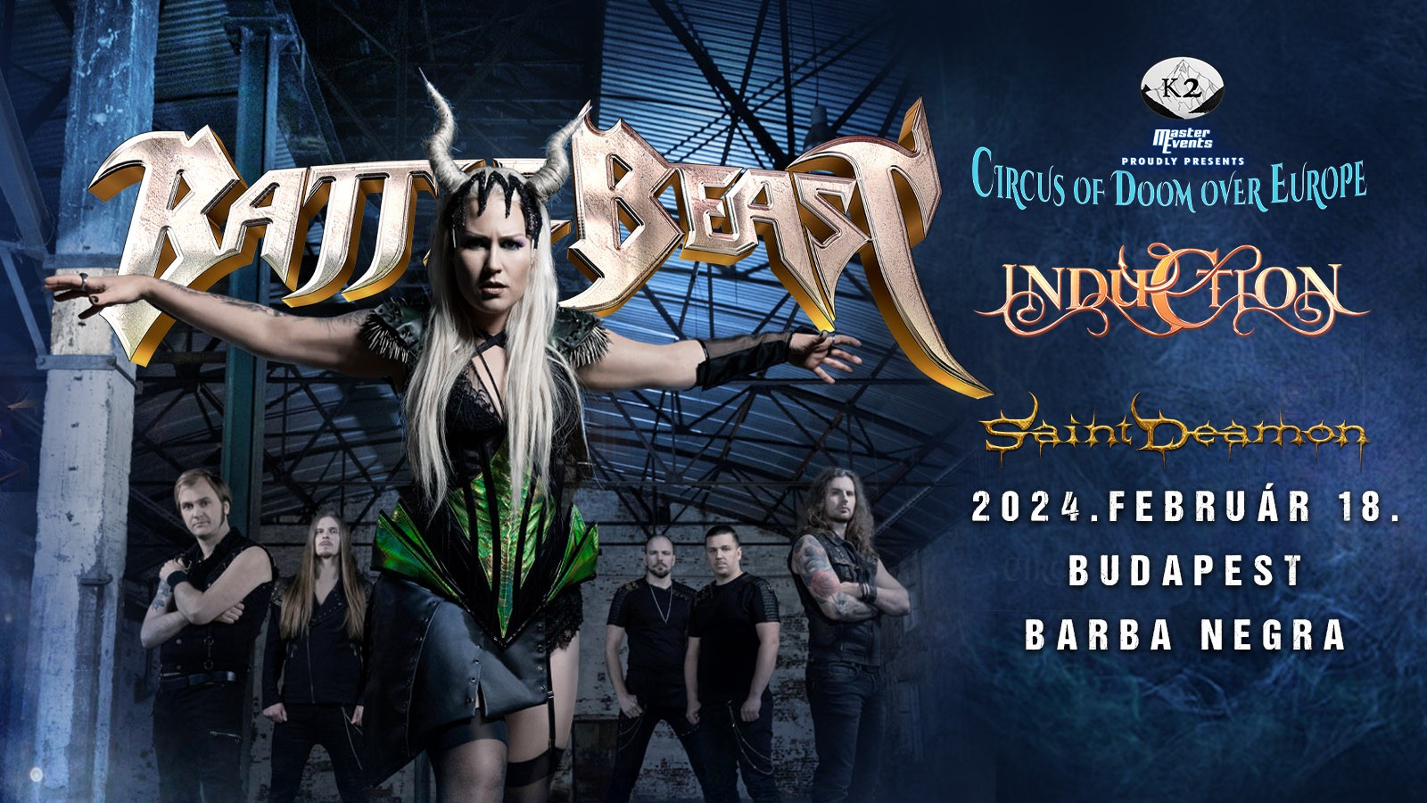 Battle Beast: februárban bombasztikus heavy metal cirkusz érkezik Budapestre