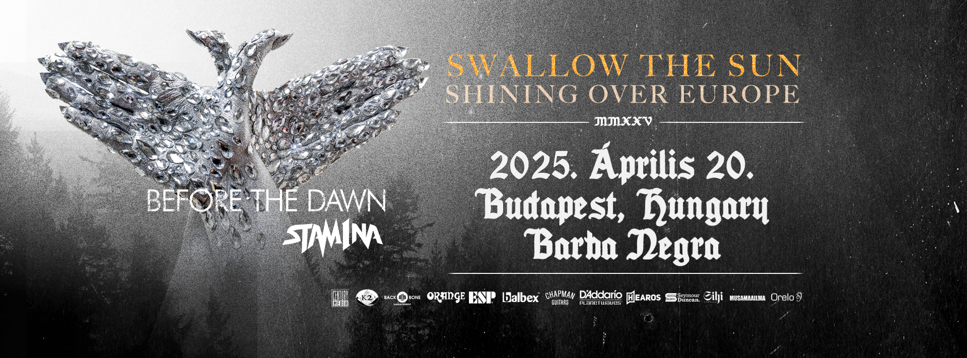 Swallow The Sun: finn metal hármas élén érkeznek áprilisban