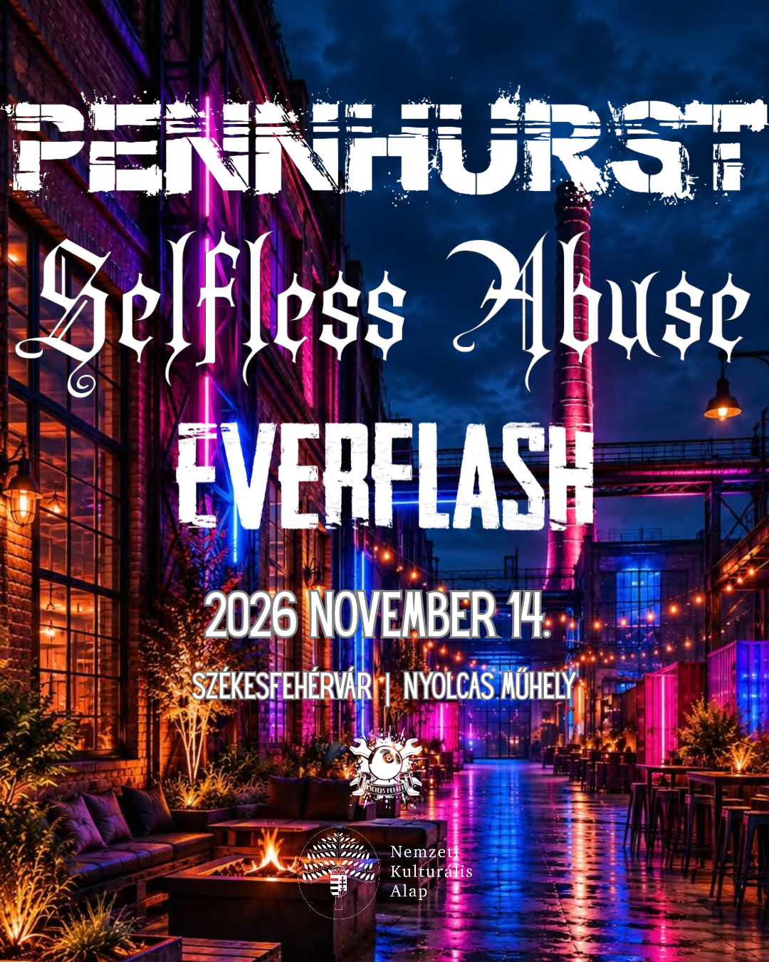 Pennhurst - koncertplakát