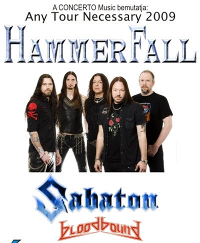 HammerFall, Sabaton, Bloodbound koncerten jártunk – Petőfi Csarnok, 2009.04.12.