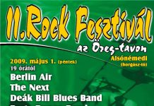 II. Rock Fesztivál az Öreg tavon II. Rockfesztivál az Öreg tavon