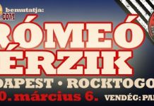 Rómeó Vérzik – Vége a téli álomnak! – Márc 6. Rocktogon romeo_nagybenner