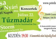 Tűzmadár PECSA Sörkert 07.22 pecsa_2010_julius22_rockozon.hu_530x250_banner-01