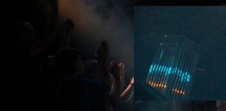 Itt a füst és a kép nagy részén látszanak a szines kis pöttyök. Zajos, es sok minden nem látható emiatt.