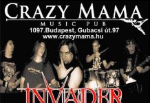 Október 1. Crazy Mama: Invader születésnapi koncert vendégekkel! cmplakatinvader