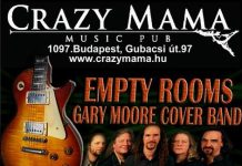 Empty Rooms (Gary Moore tribute) a Crazy Mamában CM20101105flyer