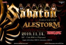 Sabaton koncert: power metal közönségkedvenc a Fehérvári úton SabatonAlestorm_flyer_800x550px_new