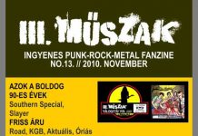 III. Műszak fanzine – itt a novemberi szám iii.muszak_13