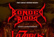 BONDED BY BLOOD, LAZARUS A.D. közös európai turné bondedlaztour
