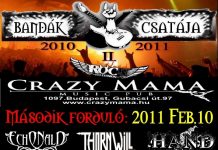 Crazy Mama: Bandák Csatája & Akela! CM20110210flyer