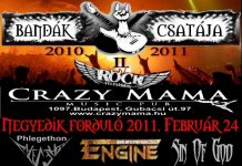 Crazy Mama: Bandák Csatája & Mr. Basary Group CM20110224flyer