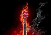 Rockvilág szolgálati közlemény flame-guitar