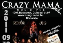 Rudán Joe és a Radar -Crzay Mama CM20110930flyer