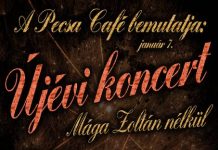 Újévi koncert a Pecsa Caféban pecsa szilveszter